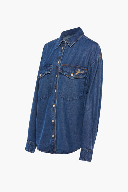 Chemise en jean - bleu