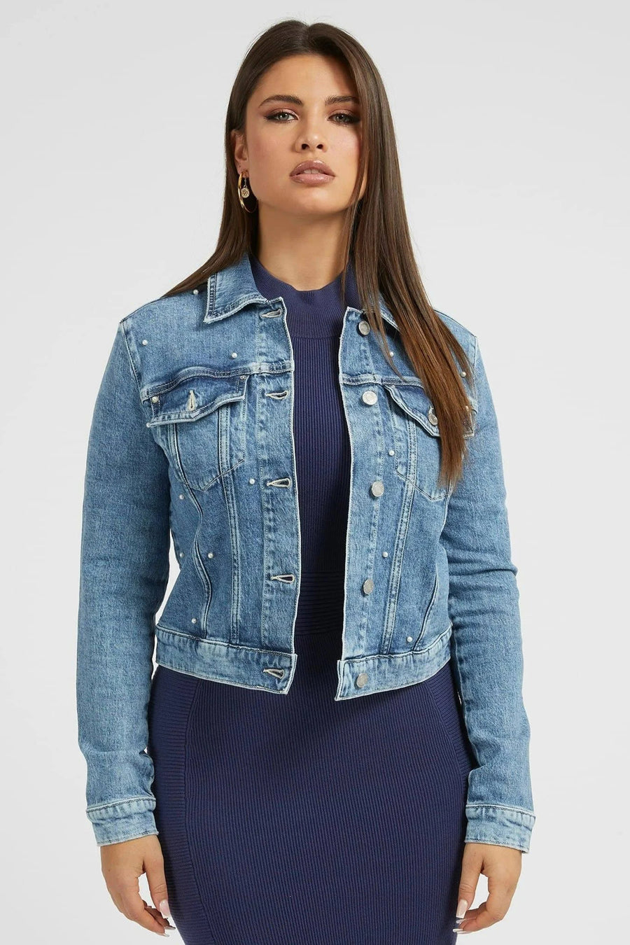 Veste en jean - bleu