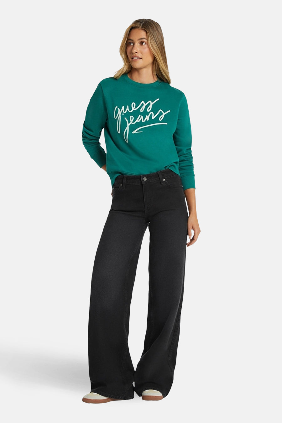 Jeans wide black denim - Guess®