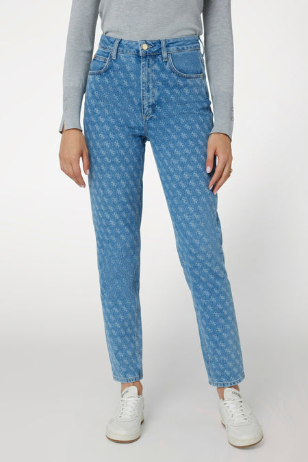 MOM GUESS - light blue denim