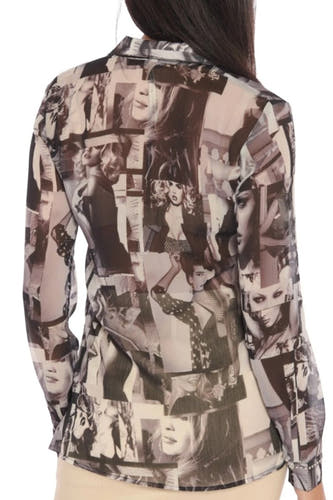 Blouse à manches longues - noir