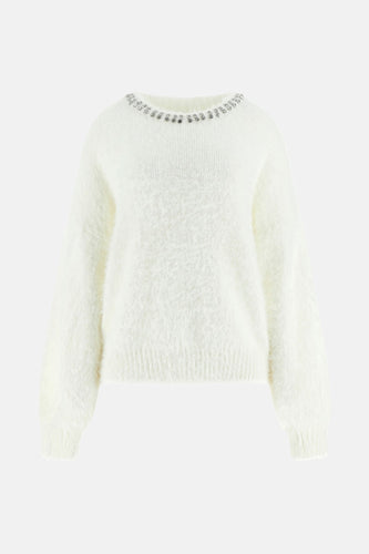 Pull col O Écru - Guess®