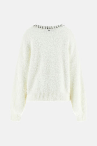 Pull col O Écru - Guess®