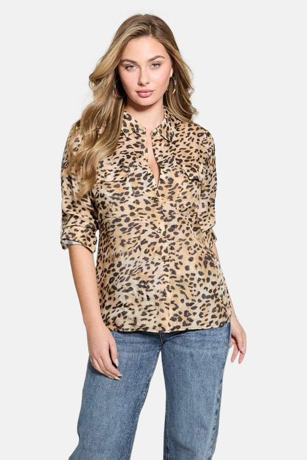 Chemisier (manches longues) Brun - Guess®
