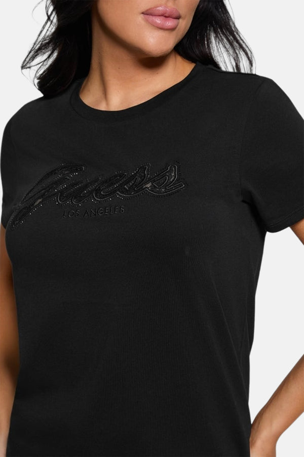 Top uni manche courte Noir - Guess®