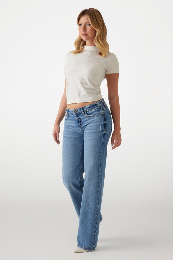 Top uni manche courte Beige - Guess®