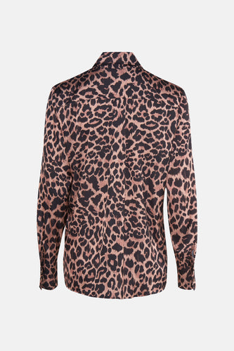 Blouse à manches longues - brun