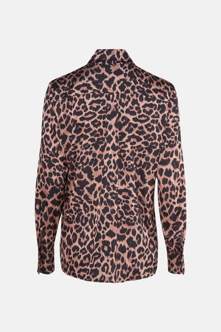 Blouse à manches longues - brun