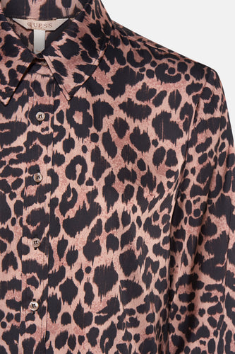 Blouse à manches longues - brun - Guess®