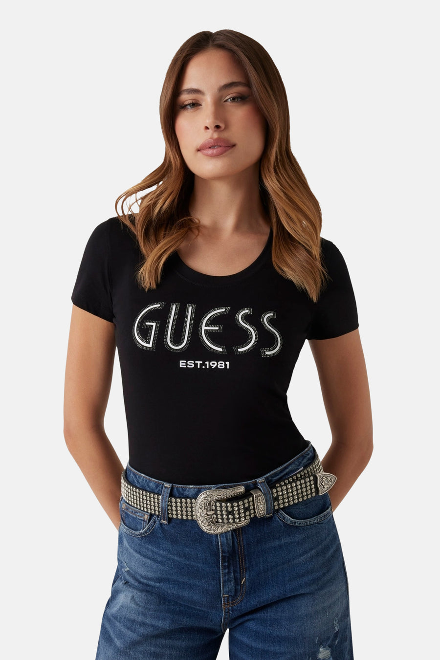 T-shirt à manches courtes - noir - Guess®