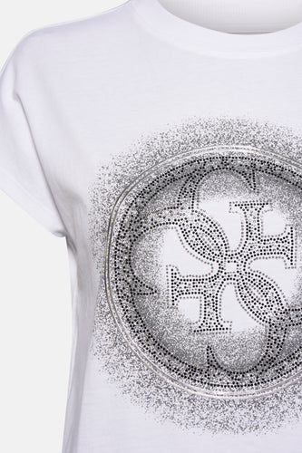 T-shirt à manches courtes - blanc - Guess® - 3