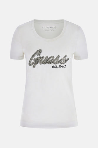 T-shirt à manches courtes - blanc - Guess® - 5