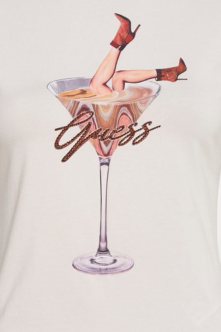 T-shirt à manches courtes - Écru
