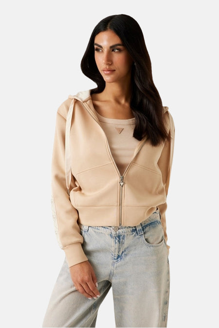 Sweat à capuche - brun