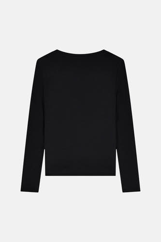 Top uni manche longue noir - Guess®