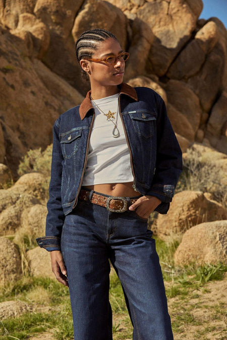 Perfecto - dark blue denim
