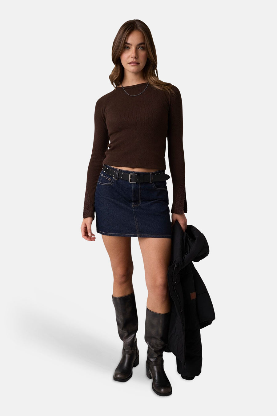 Pull col O brun - Guess®