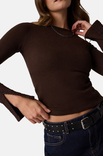 Pull col O brun - Guess®