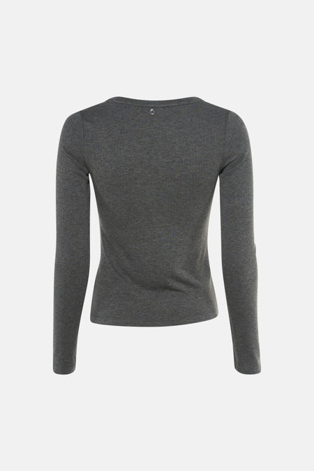 T-shirt à manches longues - gris