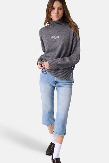 Pull col roulé gris - Guess®