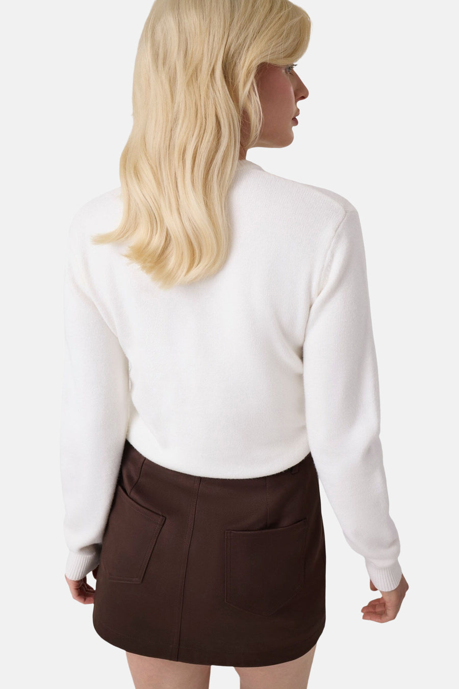 Pull col O Écru - Guess®