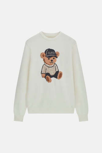 Pull col O Écru - Guess®