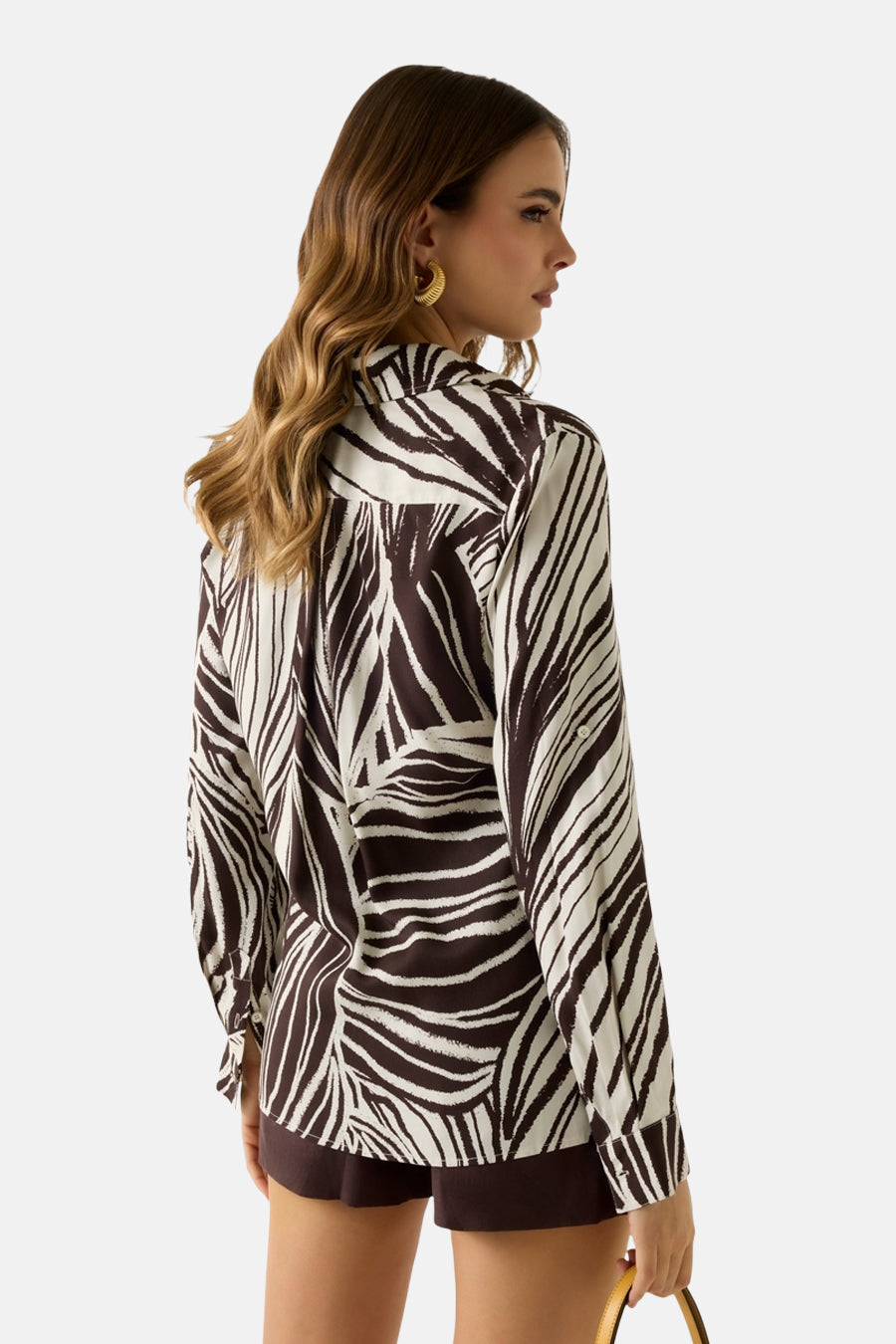 Chemisier (manches longues) brun - Guess®