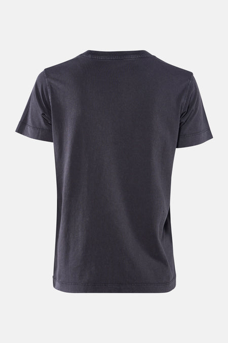 Donkergrijs T-shirt, achterkant.