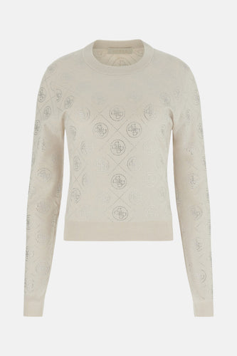 Pull à col rond - écru - Guess®