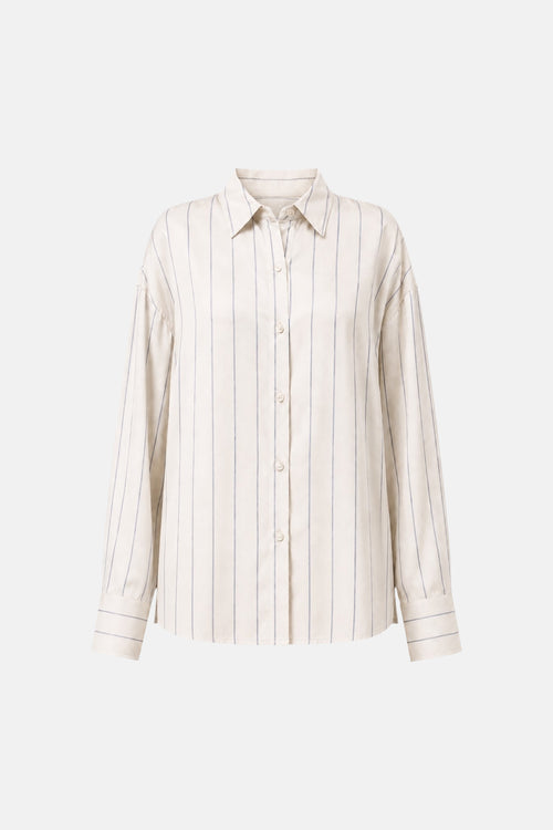 Chemise à manches longues - écru