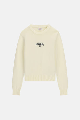 Pull col O Écru - Guess®