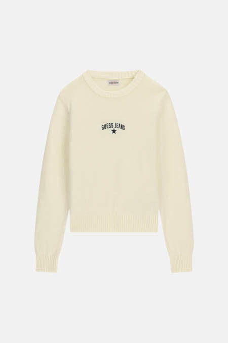 Pull col O - écru