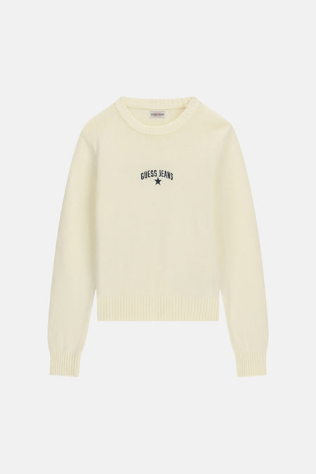Pull col O Écru - Guess®