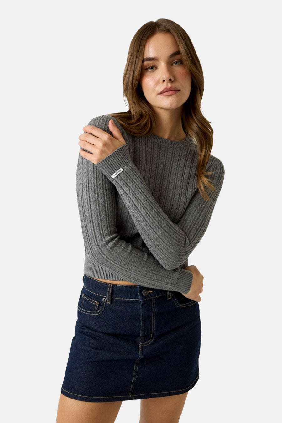 Pull col O gris - Guess®
