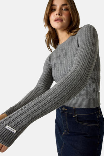 Pull col O gris - Guess®