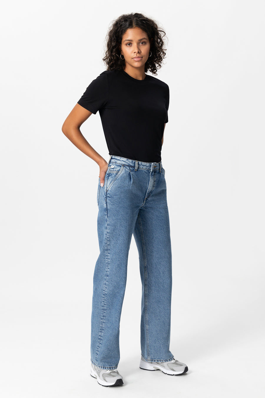 Jean large - bleu - MUD JEANS - 4