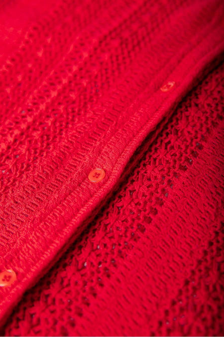 Chemise à manches longues - rouge