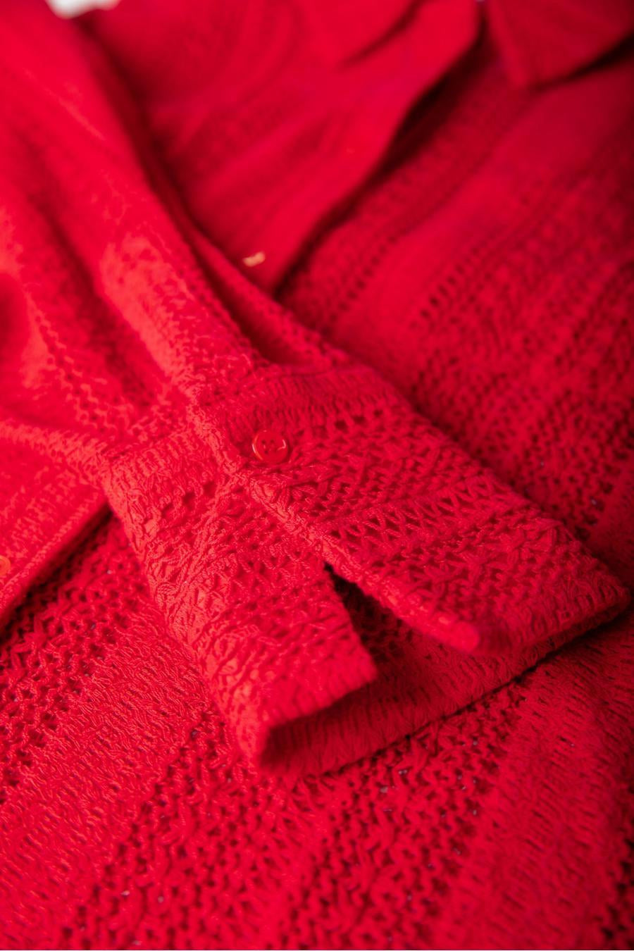 Chemise à manches longues - rouge - COLOURFUL REBEL - 5