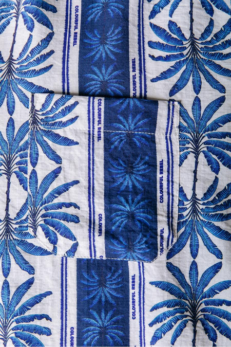 Chemise à manches longues - bleu