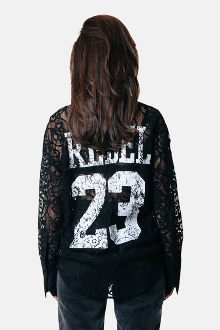 Chemise à manches longues - noir