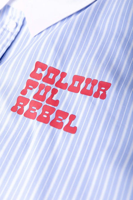Chemisier (manches longues) Bleu - COLOURFUL REBEL