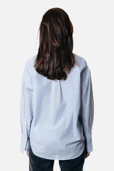 Chemise à manches longues - bleu