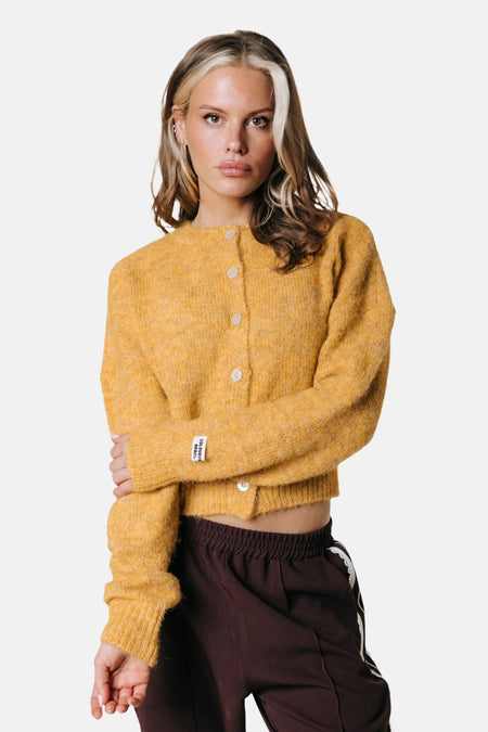 Cardigan - jaune