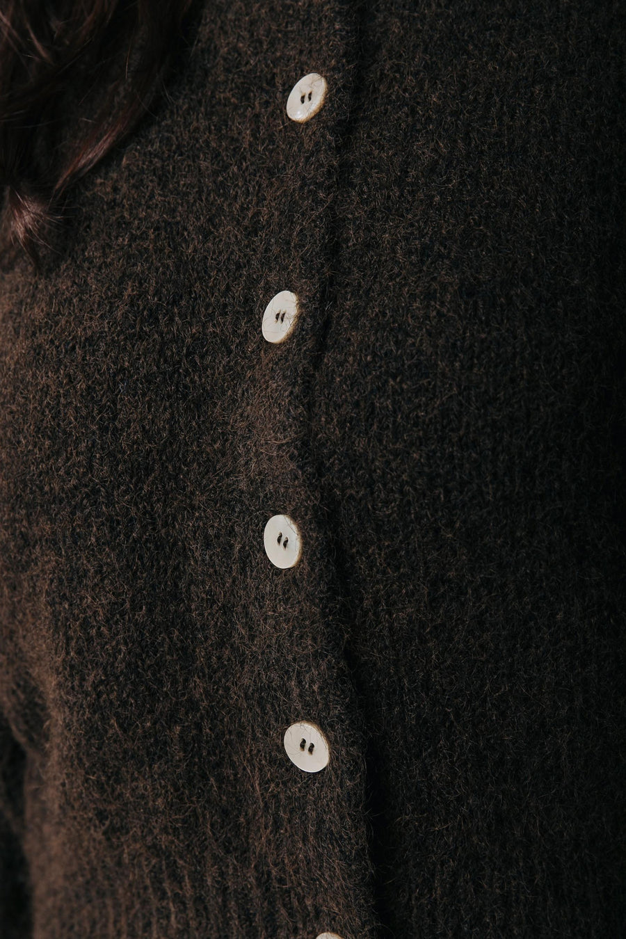 Cardigan brun - COLOURFUL REBEL