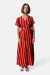 Robes manches courtes Orange - COLOURFUL REBEL