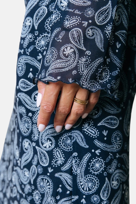 Robe à manches longues - bleu
