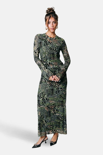 Robe à manches longues - vert - COLOURFUL REBEL