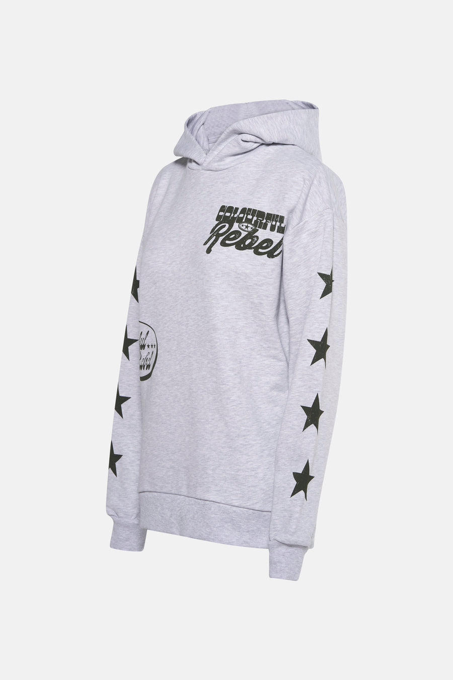 Sweat à capuche - gris - COLOURFUL REBEL