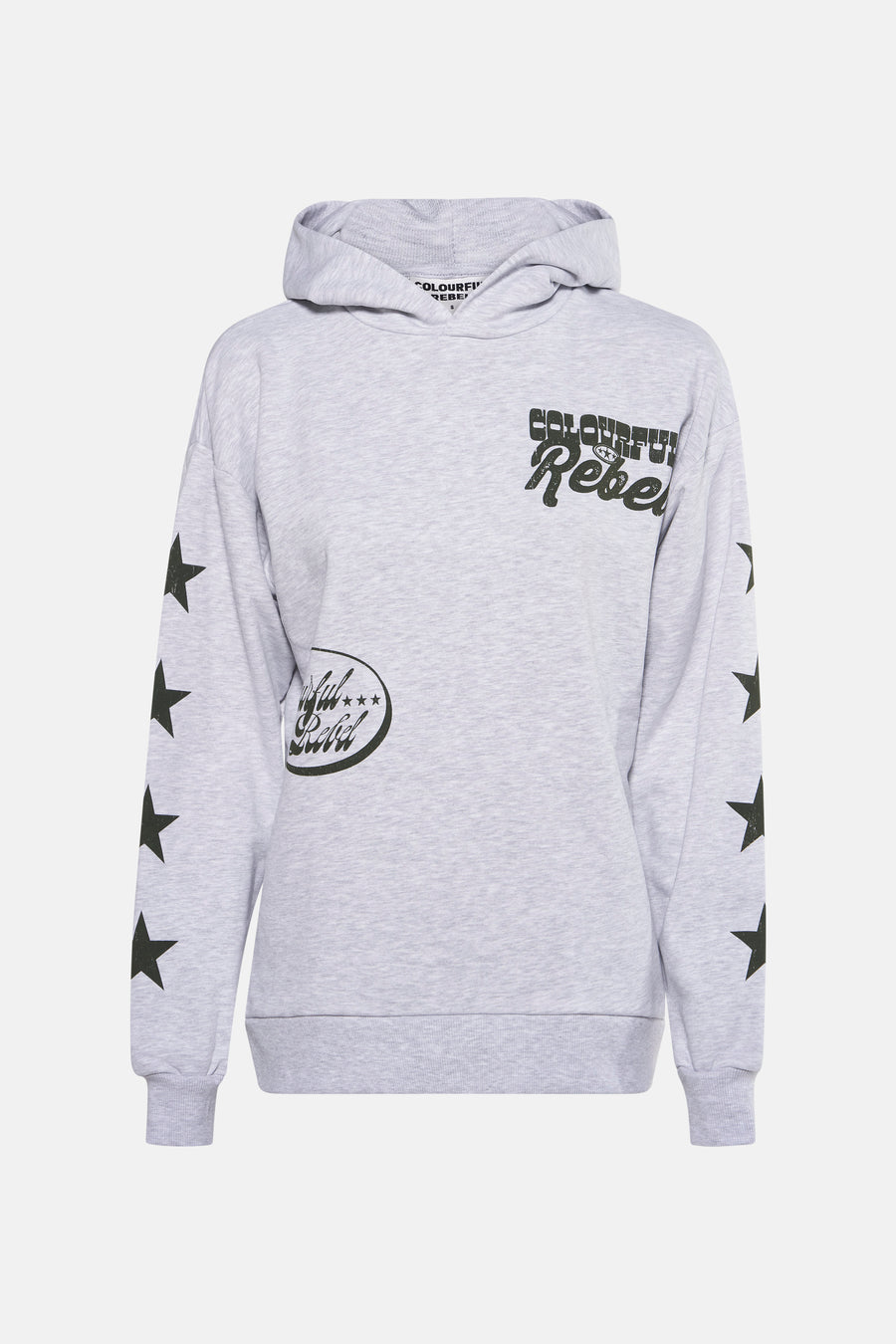 Sweat à capuche - gris - COLOURFUL REBEL