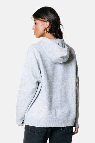 Pull à capuche - gris - COLOURFUL REBEL